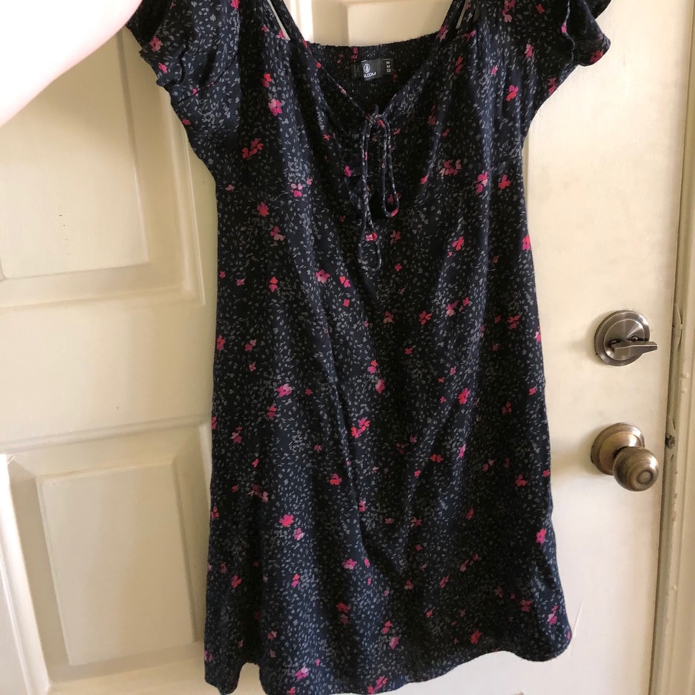 volcom cut out dress